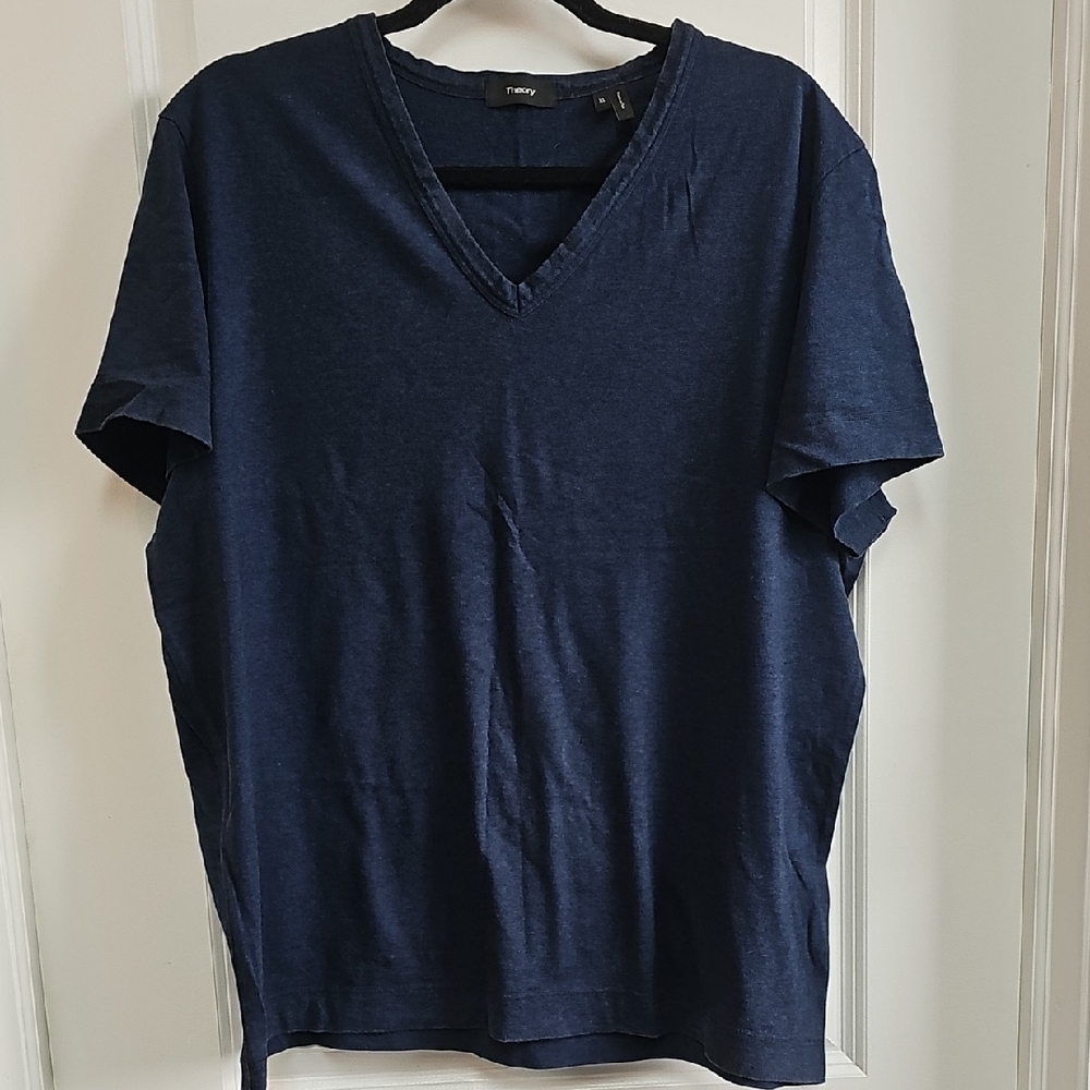 Theory Deep Blue Cotton Top
